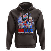 Believe Khive For Harris 2024 Hoodie Bee American Flag - Wonder Print Shop