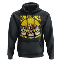 President Debate 2024 Hoodie Funny Dogs and Cats They're Eating What - Wonder Print Shop