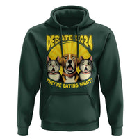 President Debate 2024 Hoodie Funny Dogs and Cats They're Eating What - Wonder Print Shop