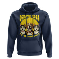 President Debate 2024 Hoodie Funny Dogs and Cats They're Eating What - Wonder Print Shop