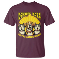 President Debate 2024 T Shirt Funny Dogs and Cats They're Eating What - Wonder Print Shop