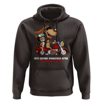 President Debate 2024 Hoodie Funny Pets Leaving Town - Wonder Print Shop