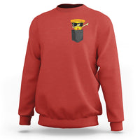 Pizza In A Pocket Funny Dabbing Sweatshirt - Wonder Print Shop