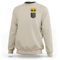 Pizza In A Pocket Funny Dabbing Sweatshirt - Wonder Print Shop