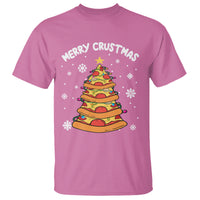 Merry Crustmas Pizza Christmas Tree Xmas T Shirt - Wonder Print Shop