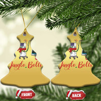Xmas Nurse Christmas Ornament Jingle Bells Telemetry Respiratory Therapist - Wonder Print Shop