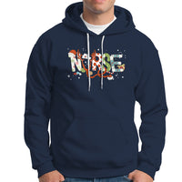 Christmas Nurse Xmas Stethoscope Reindeer Hat Hoodie - Wonder Print Shop