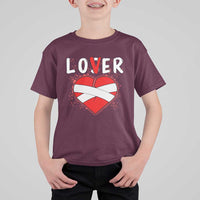 Broken Heart Lover Or Loser Single Day Anti Valentine T Shirt For Kid - Wonder Print Shop