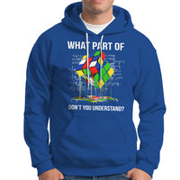 Funny Speed Cubing Math What Part Of Don't You Understand Rubik Hoodie - Wonder Print Shop