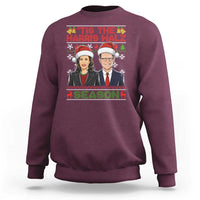 Christmas 'Tis The Harris Walz Season Sweatshirt - Wonder Print Shop