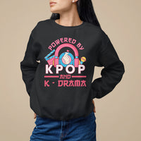 Powered by K-pop and K-Drama Korena Lover Sweatshirt - Wonder Print Shop