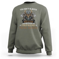 Viking Sweatshirt You Don't Always Need A Plan Sometimes You Just Need A Pair Of Balls And A Beard - Wonder Print Shop