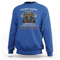 Viking Sweatshirt You Don't Always Need A Plan Sometimes You Just Need A Pair Of Balls And A Beard - Wonder Print Shop