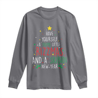 Funny Xmas Long Sleeve Shirt Have Yourself A Sigma Little Rizzmas And A Skibidi New Year