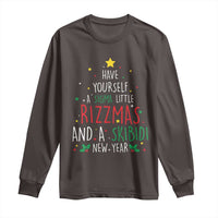 Funny Xmas Long Sleeve Shirt Have Yourself A Sigma Little Rizzmas And A Skibidi New Year