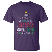 Funny Xmas T Shirt Have Yourself A Sigma Little Rizzmas And A Skibidi New Year - Wonder Print Shop