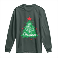 Funny Xmas Long Sleeve Shirt Have Yourself A Skibidi Little Rizzmas