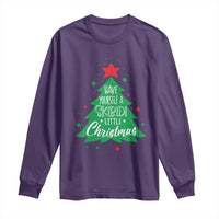 Funny Xmas Long Sleeve Shirt Have Yourself A Skibidi Little Rizzmas