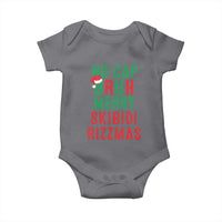 Funny Xmas Baby Onesie No Cap BRUH Merry Skibidi Rizzmas