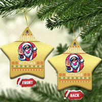 Funny Xmas Christmas Ornament Skibidi Rizzmas Santa Bubble Gum - Wonder Print Shop