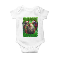 Funny Xmas Baby Onesie Skibidi Rizzmas Cool Santa Rizz