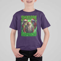 Funny Xmas T Shirt For Kid Skibidi Rizzmas Cool Santa Rizz - Wonder Print Shop