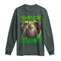 Funny Xmas Long Sleeve Shirt Skibidi Rizzmas Cool Santa Rizz