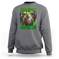 Funny Xmas Sweatshirt Skibidi Rizzmas Cool Santa Rizz - Wonder Print Shop