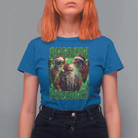 Funny Xmas T Shirt For Women Skibidi Rizzmas Cool Santa Rizz - Wonder Print Shop