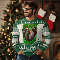 Funny Xmas Ugly Christmas Sweater Skibidi Rizzmas Cool Santa Rizz - Wonder Print Shop