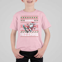 Funny Xmas T Shirt For Kid Skibidi Rizzmas Cool Santa Skateboard Rizz - Wonder Print Shop