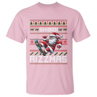 Funny Xmas T Shirt Skibidi Rizzmas Cool Santa Skateboard Rizz - Wonder Print Shop