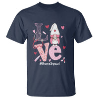 Valentine's Day T Shirt LOVE Nurse Squad Cute Gnome - Wonder Print Shop