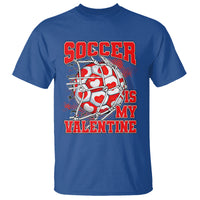 Valentine's Day T Shirt Soccer Is My Valentine Funny Sport - Wonder Print Shop