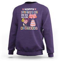 Happy Valentines Day And Yes It Is My Birthday Funny Heart Sweatshirt - Wonder Print Shop