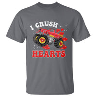 Valentine's Day T Shirt I Crush Hearts Monster Truck - Wonder Print Shop