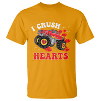Valentine's Day T Shirt I Crush Hearts Monster Truck - Wonder Print Shop