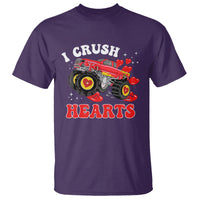 Valentine's Day T Shirt I Crush Hearts Monster Truck - Wonder Print Shop