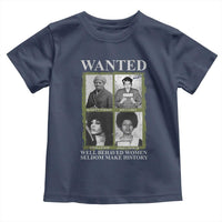 Black Women History Toddler T Shirt Harriet Tubman Rosa Parks Angela Davis Assata Shakur