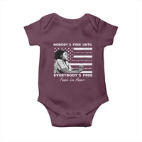 Fannie Lou Hamer Baby Onesie Nobody's Free Until Everybody's Free Black History