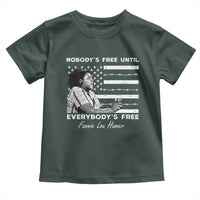 Fannie Lou Hamer Toddler T Shirt Nobody's Free Until Everybody's Free Black History