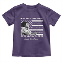 Fannie Lou Hamer Toddler T Shirt Nobody's Free Until Everybody's Free Black History