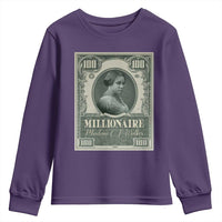 Madam C.J. Walker Youth Sweatshirt Millionaire Black Women Pride