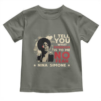 Nina Simone Toddler T Shirt I Tell You What Freedom Is To Me No Fear