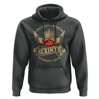 Celtic Claddagh Hoodie Love Loyalty Friendship Slainte