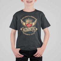 Celtic Claddagh T Shirt For Kid Love Loyalty Friendship Slainte