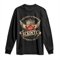 Celtic Claddagh Long Sleeve Shirt Love Loyalty Friendship Slainte