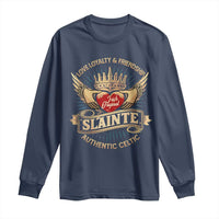 Celtic Claddagh Long Sleeve Shirt Love Loyalty Friendship Slainte