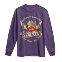 Celtic Claddagh Long Sleeve Shirt Love Loyalty Friendship Slainte