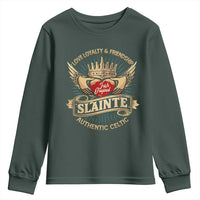 Celtic Claddagh Youth Sweatshirt Love Loyalty Friendship Slainte